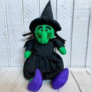 Halloween Vintage 1994 Wicked Witch Plush Toy International Silver Co.